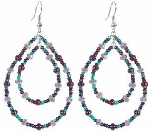 Earring, Teardrop 17