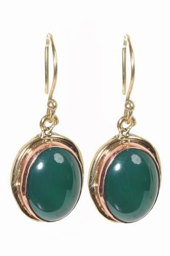 Green Stone Earrings