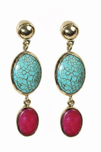 Multi Stone Earrings