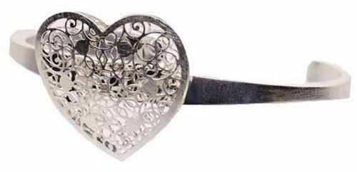 Filigree Heart Bracelet