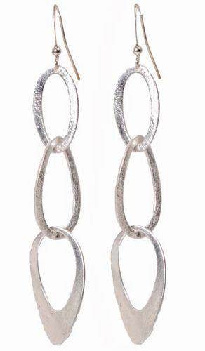 Triple Link Earrings