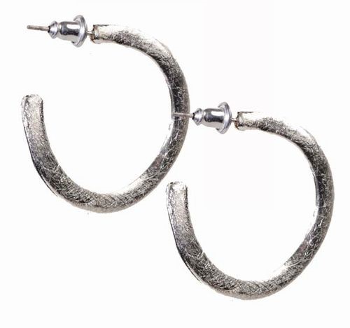 Silver Hoop Earrings