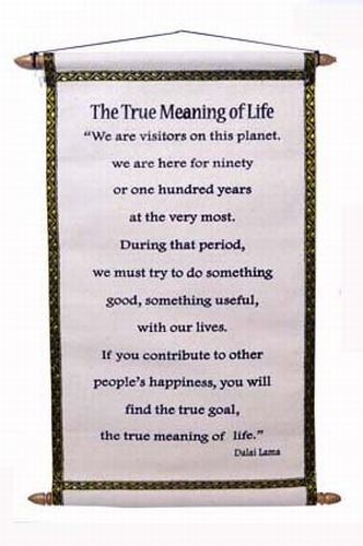 Tibetan Message Scroll