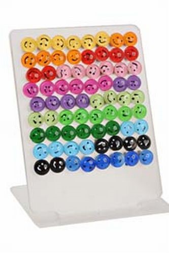 Mini Smiley Face Earrings