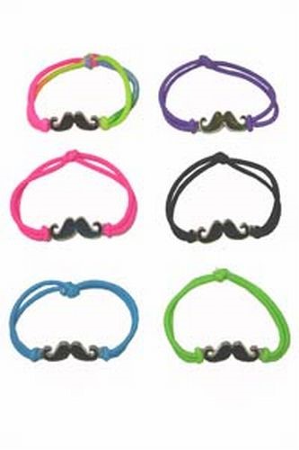 Mood Mustache Bracelets