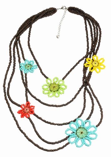 Bright Flowers Necklace