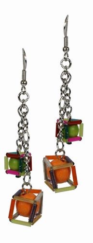 Bright Cubes Earrings