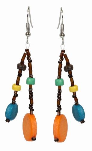 Graduated Disc Earrings
