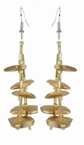 Gold Puzzle Earrings