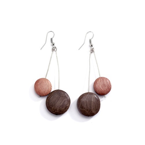 Cascading Reversible Discs Earrings