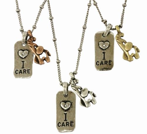 Necklace Elephant I Care About