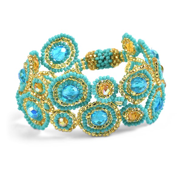 Planetary Turquoise Double Bracelet