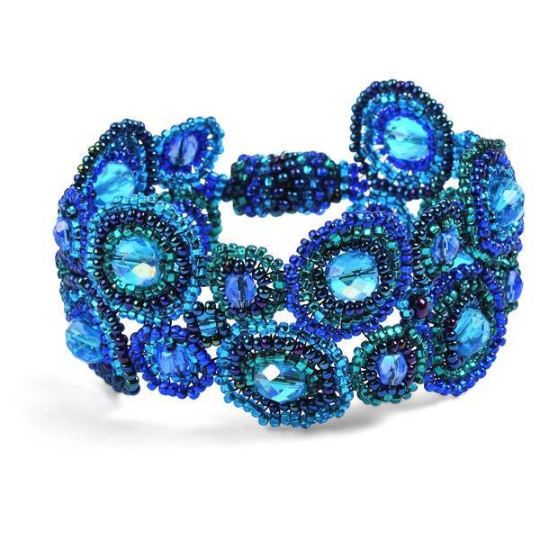 Planetary Blue Double Bracelet
