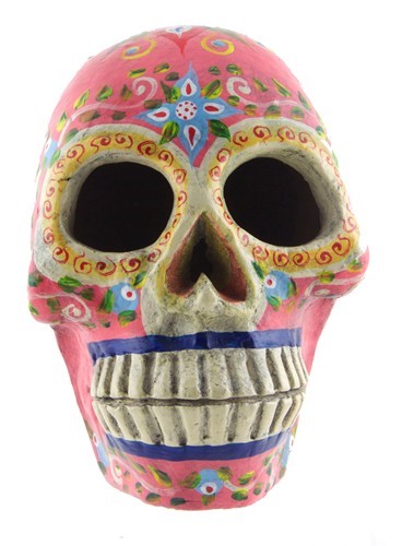 Ceramic Pink Skull ACSKULL3