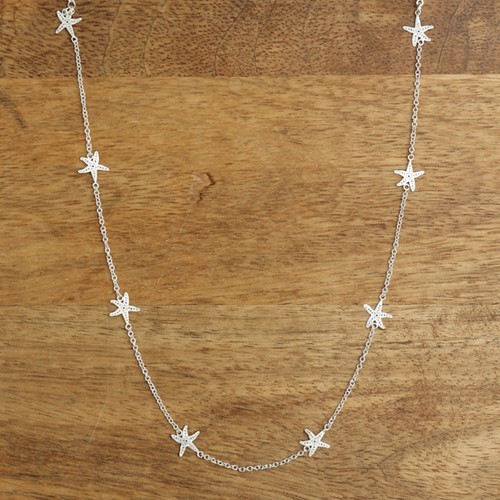 Starfish Mini Necklace Silver WSN84