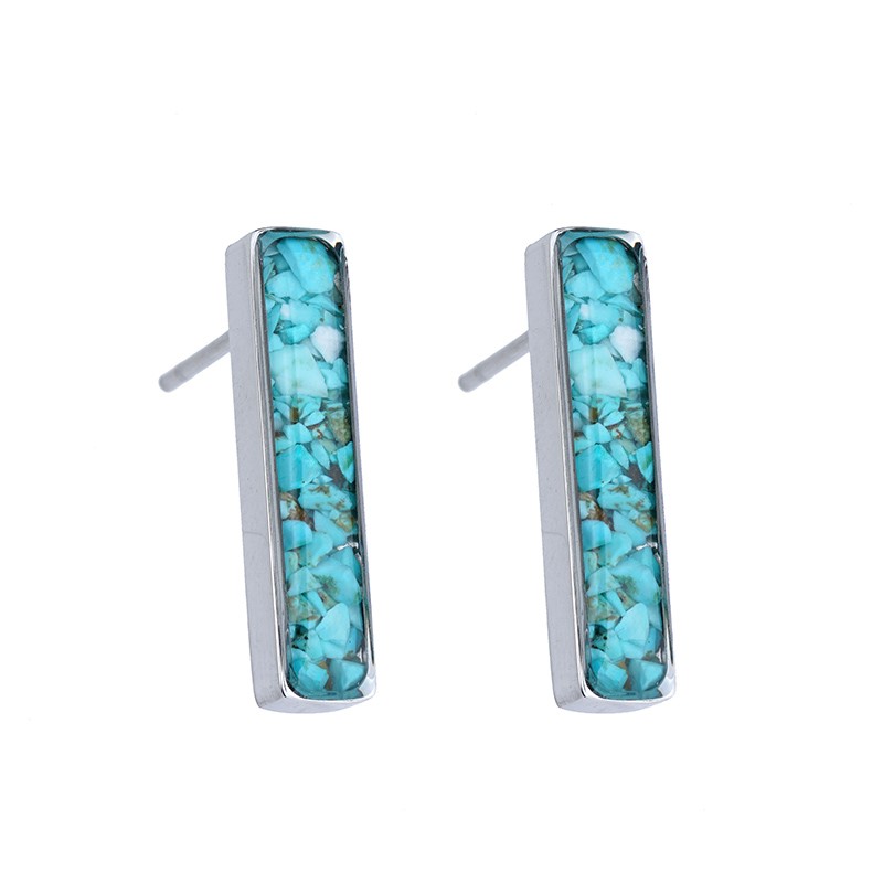 Be Calm Earrings Rectangle RSE227