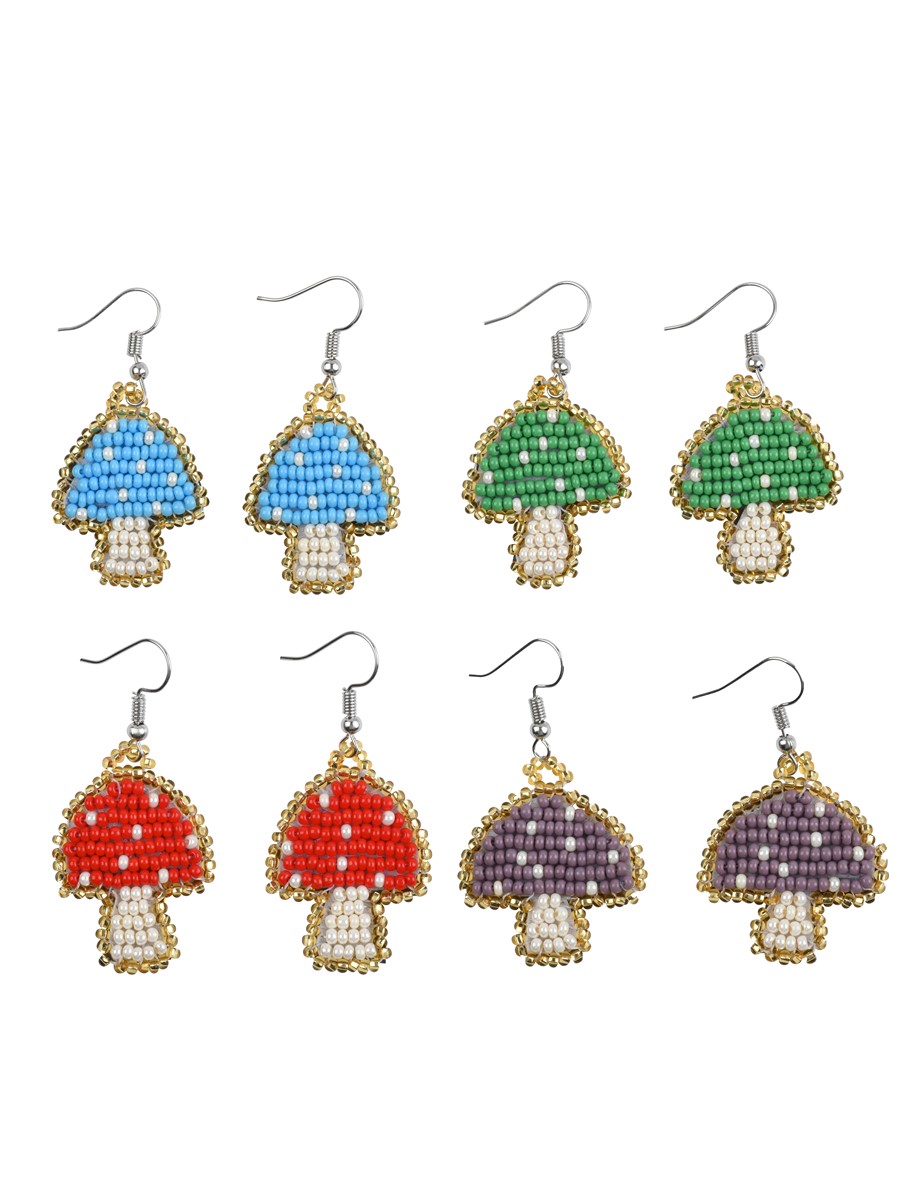 Mushroom Earring Assortment PSEASST36