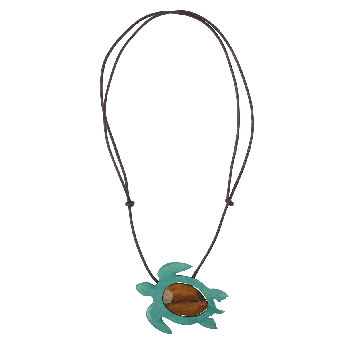 Wooden Turtle Necklace BPN232