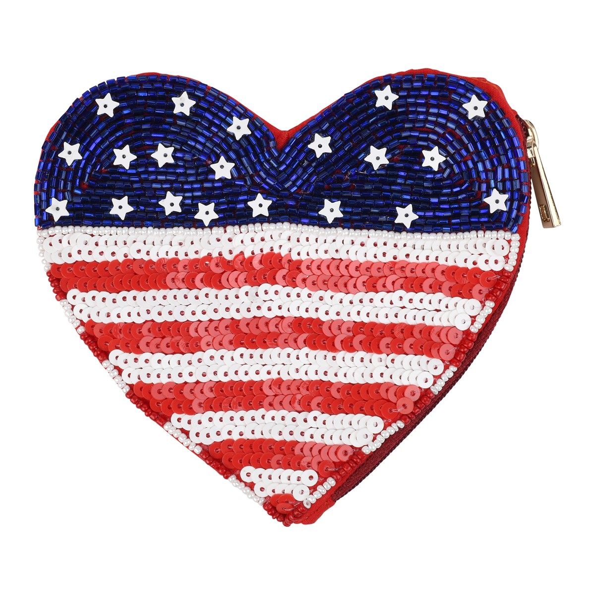 American Flag Heart Essential Pouch FMB013