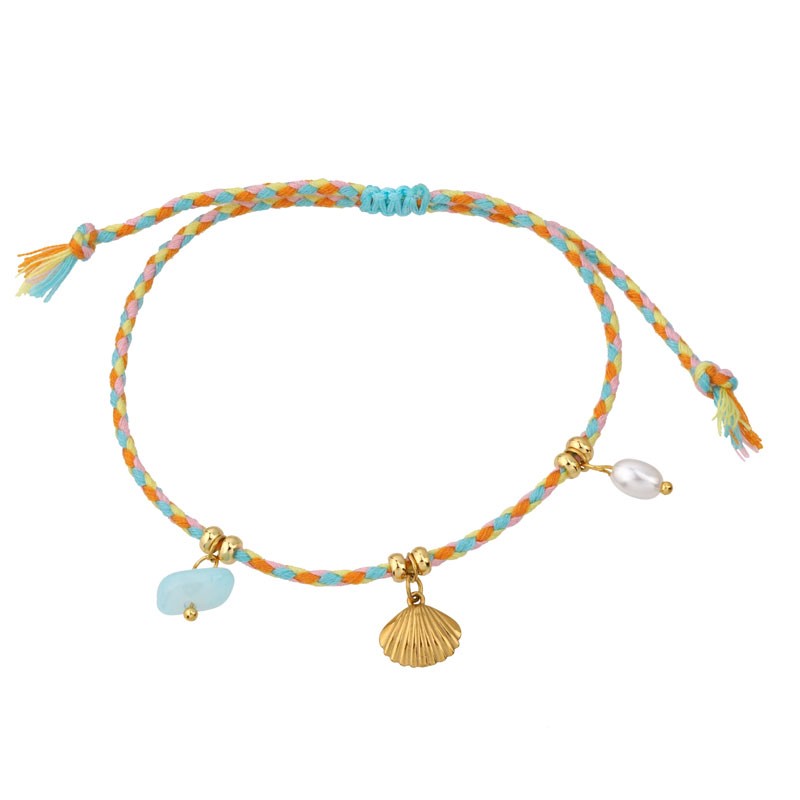 Orange Coastal Charms Bracelet RSB8363