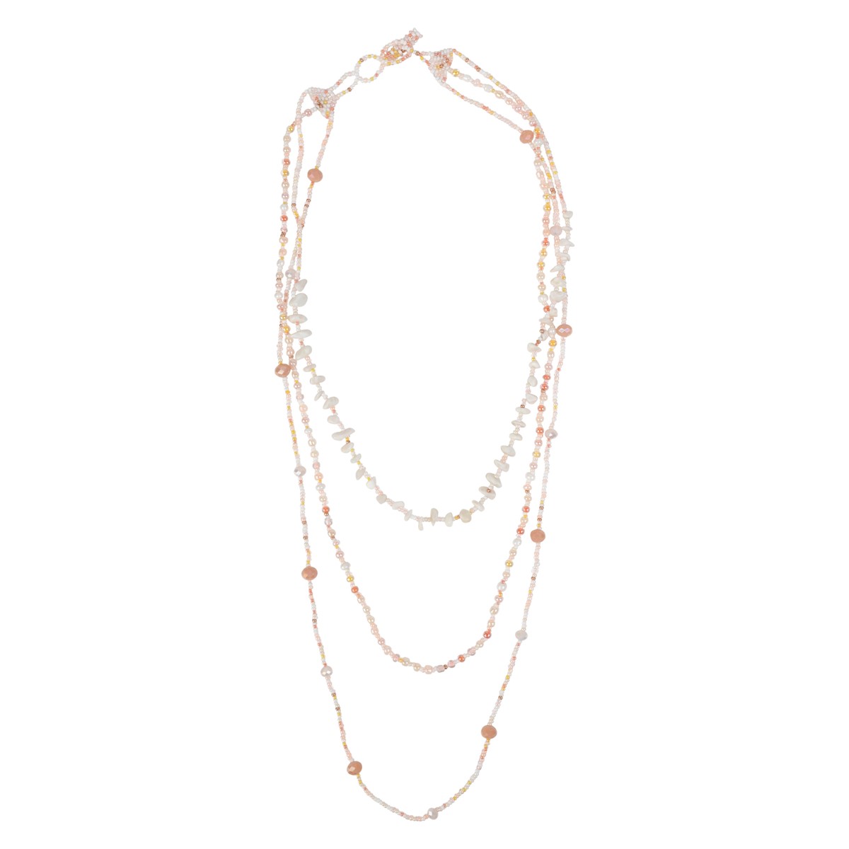 Pink Layered Necklace PSN019