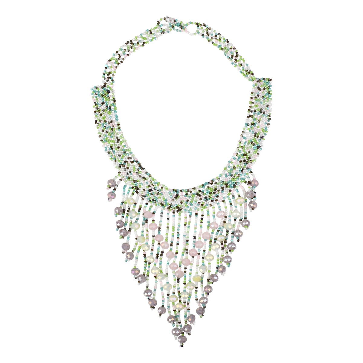 Green Statement Necklace PSN020