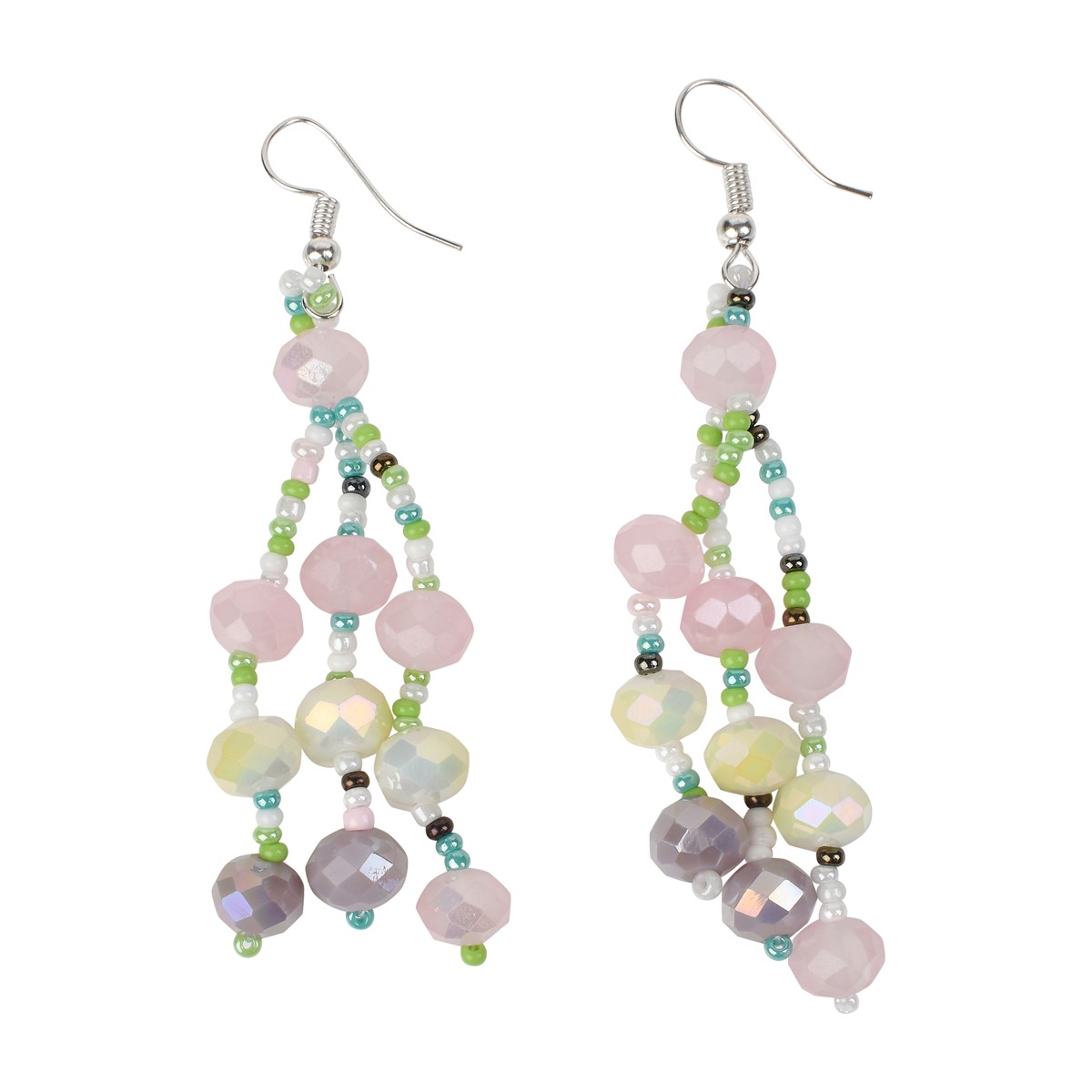 Green Statement Earrings PSE066