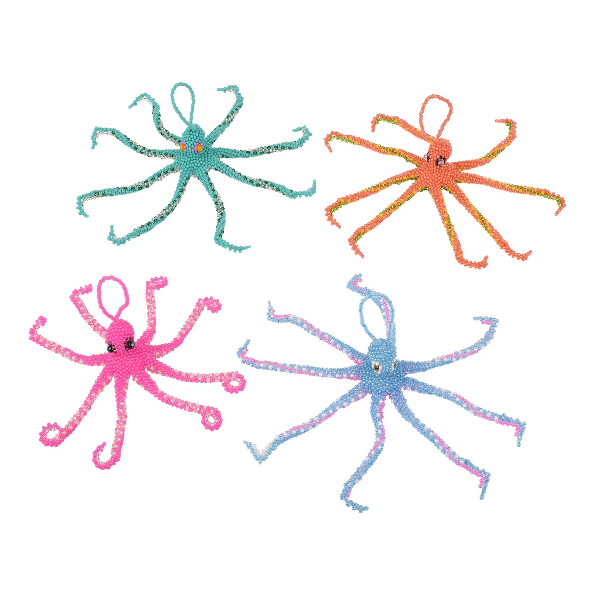 Neon Octopus Ornament TPC030