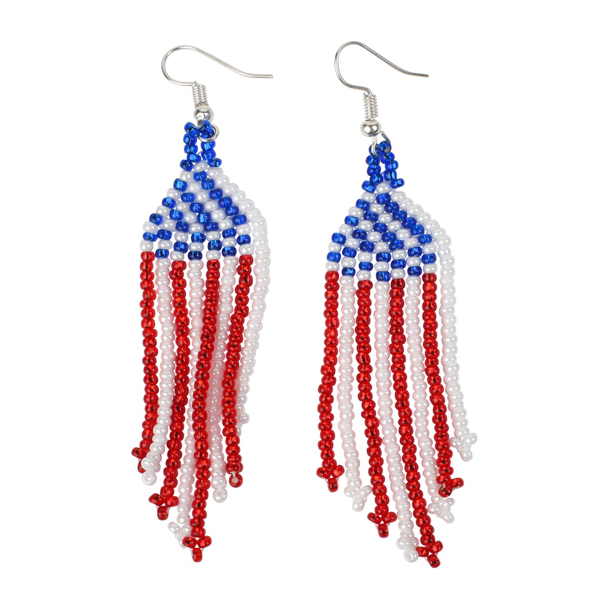 American Flag Earrings PSE068