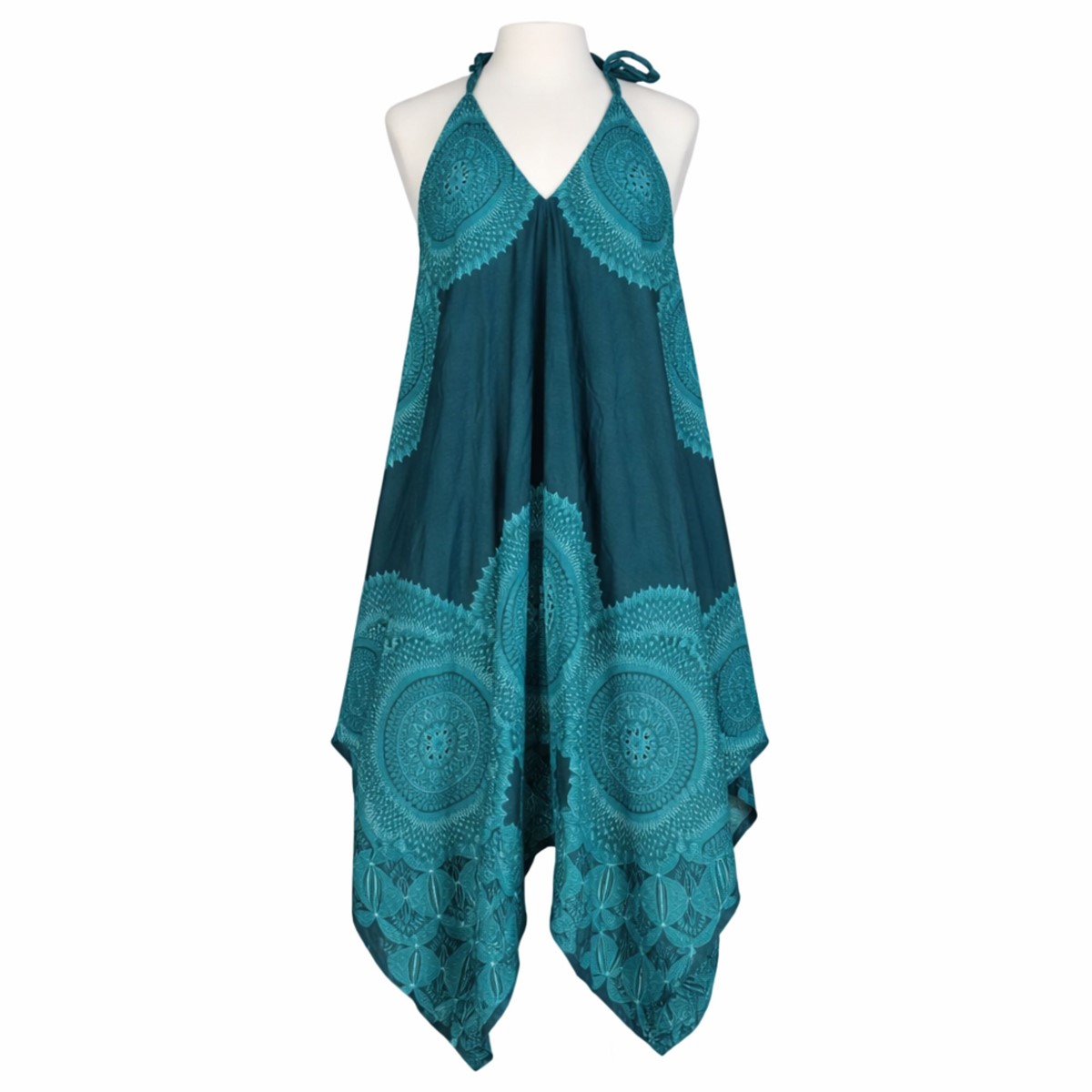 Paisley Shoulder Tie Jumpsuit TWD020