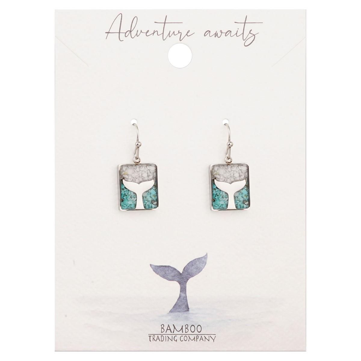 Whale Tail Silver Earrings RSE23821