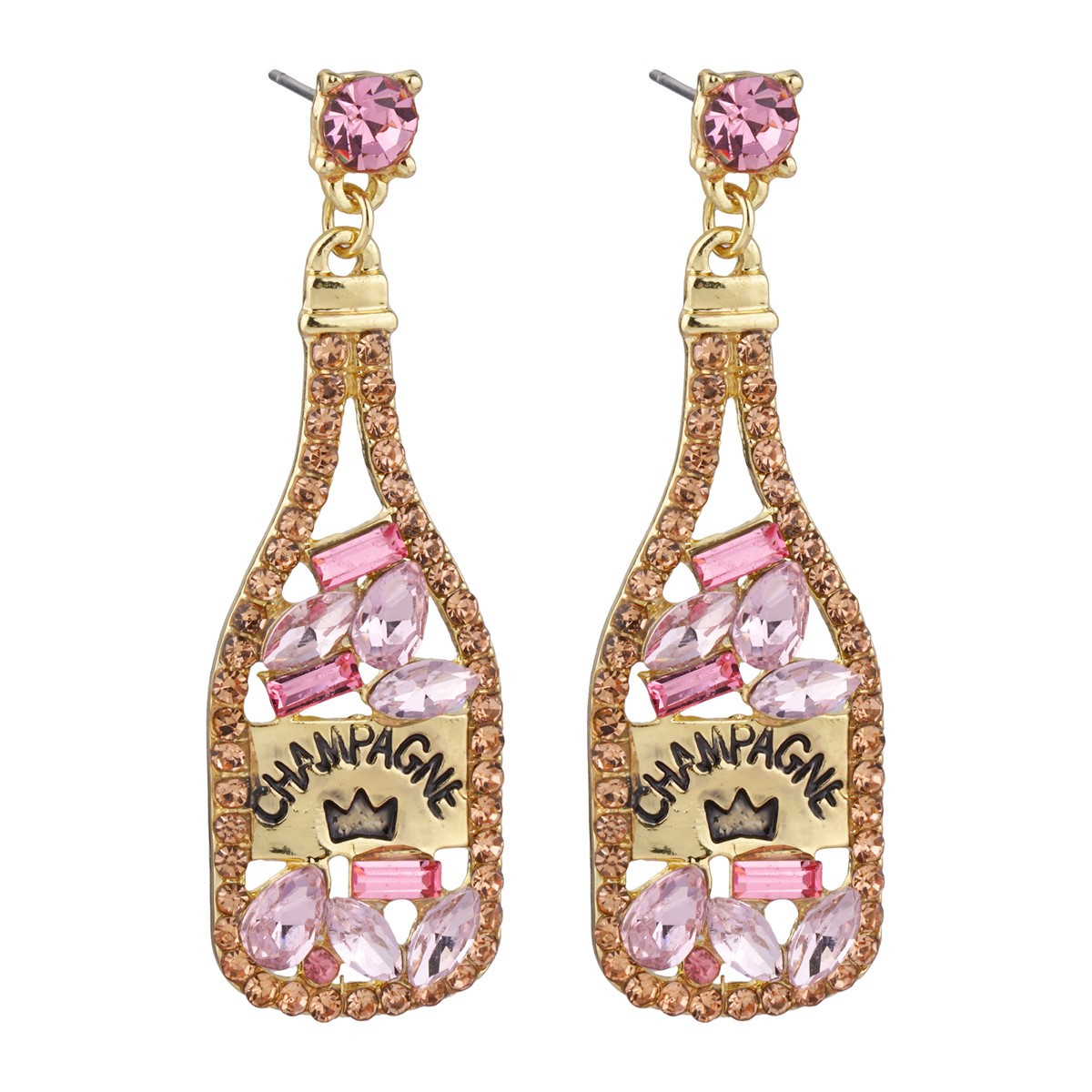 Celebration Earrings Champagne Pink RSE9773