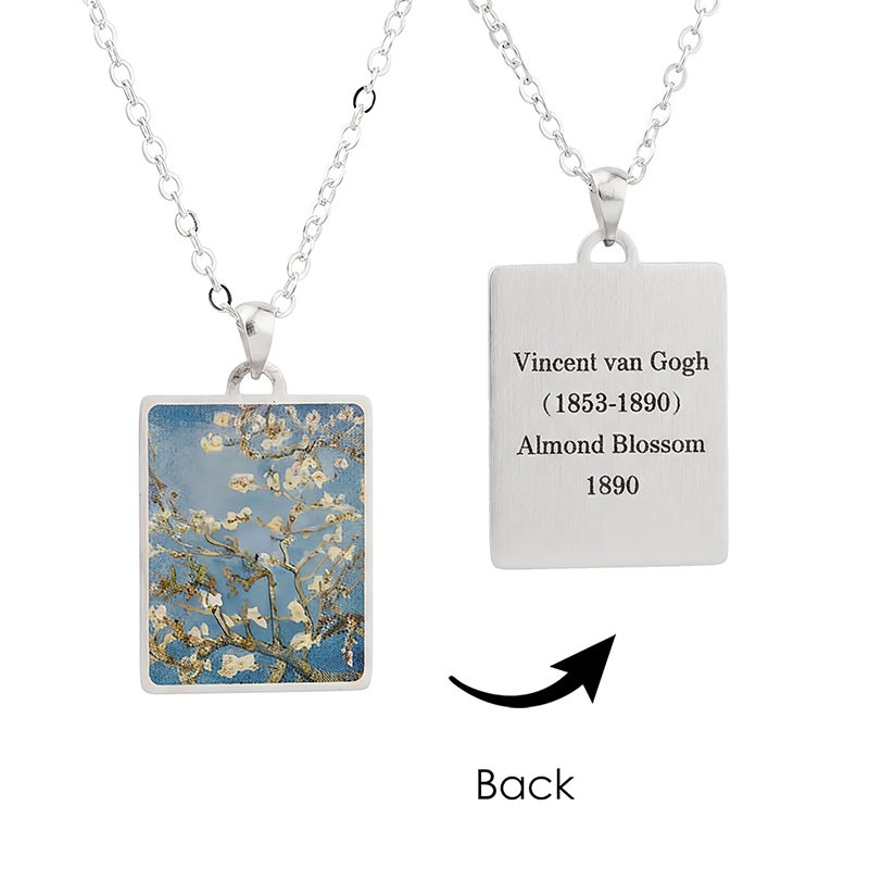 Masterpiece Necklace Silver Almond Blossom RSN7564