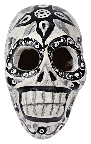 Ceramic Small White Skull ACSKULL10
