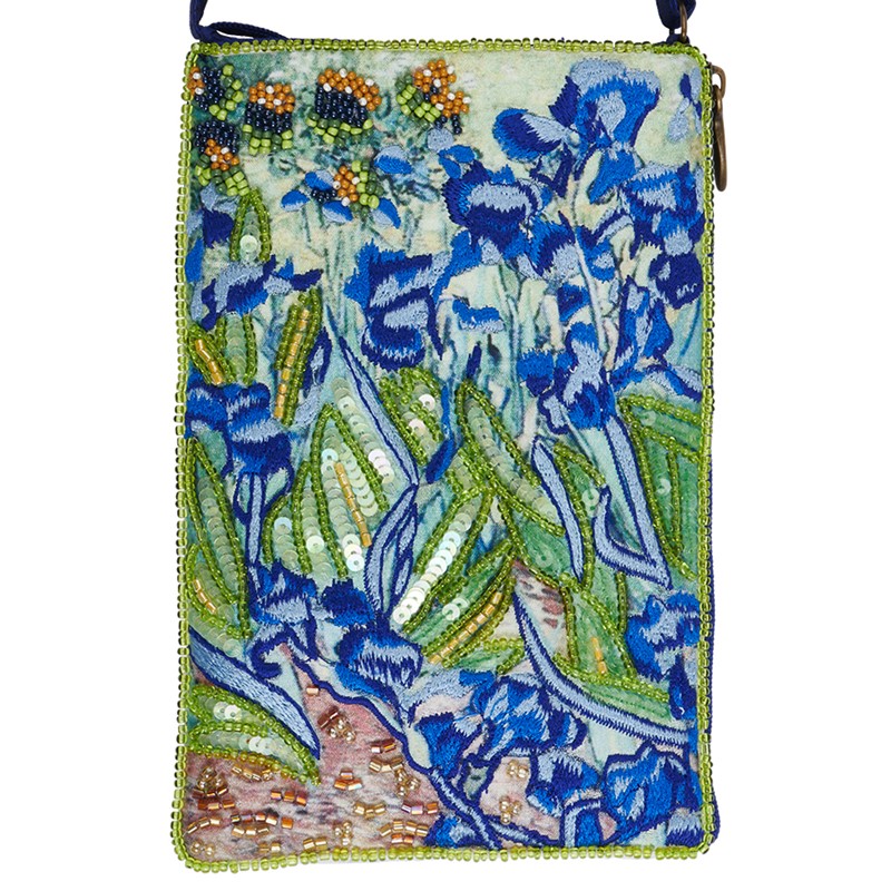 Club Bag Blue Irises SHB624