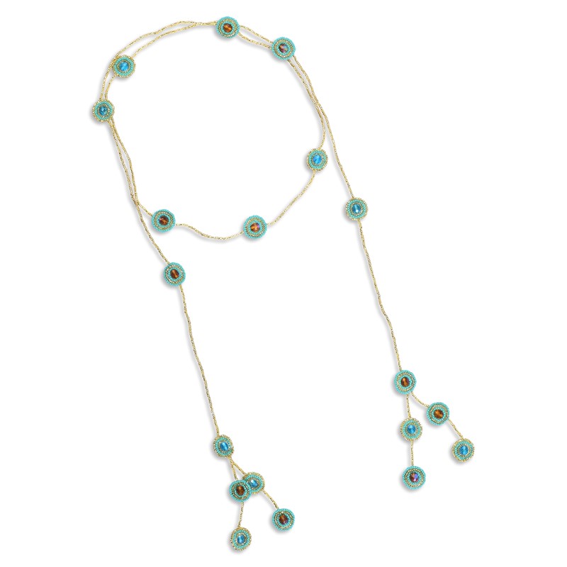 Planetary Turquoise Lariat PSL027