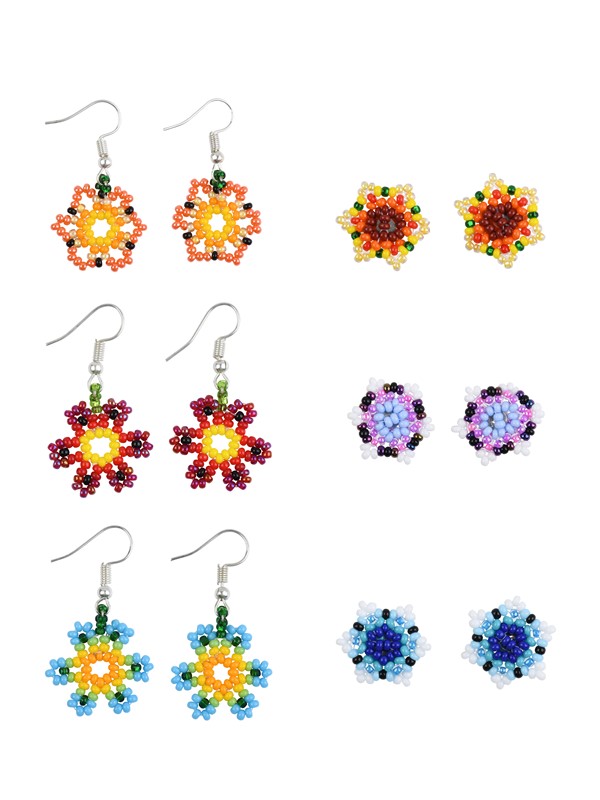 Flower Earrings Assortment PSEASST35