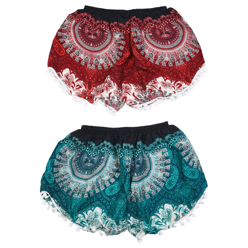 Pom Pom Short Bright Mandala TWD005