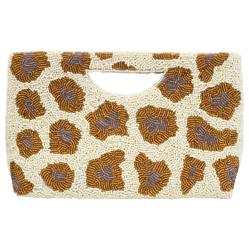 Leopard Half Moon Clutch MTY017