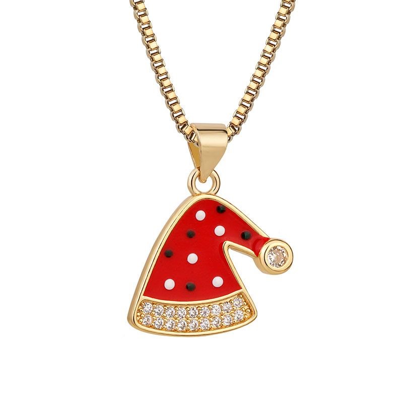 Santa Hat Necklace RSN5293