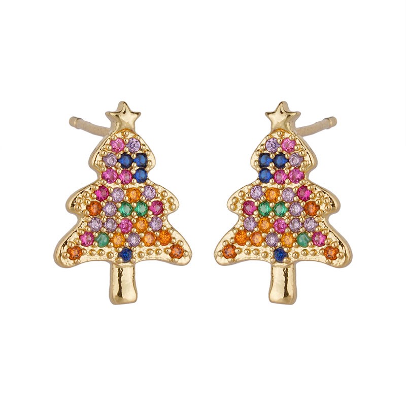 Pastel Tree Earrings RSE3907