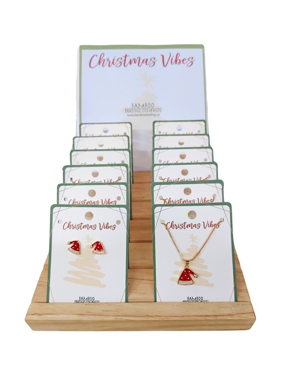 Christmas Vibes Necklace & Earring Asst. RSNASST35