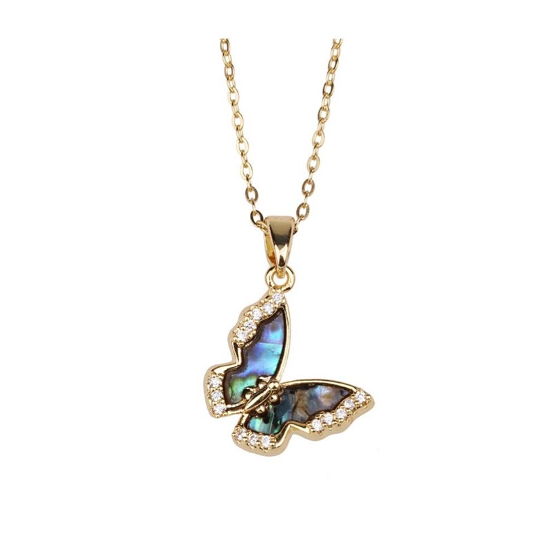 Butterfly Abalone Necklace RSN2054