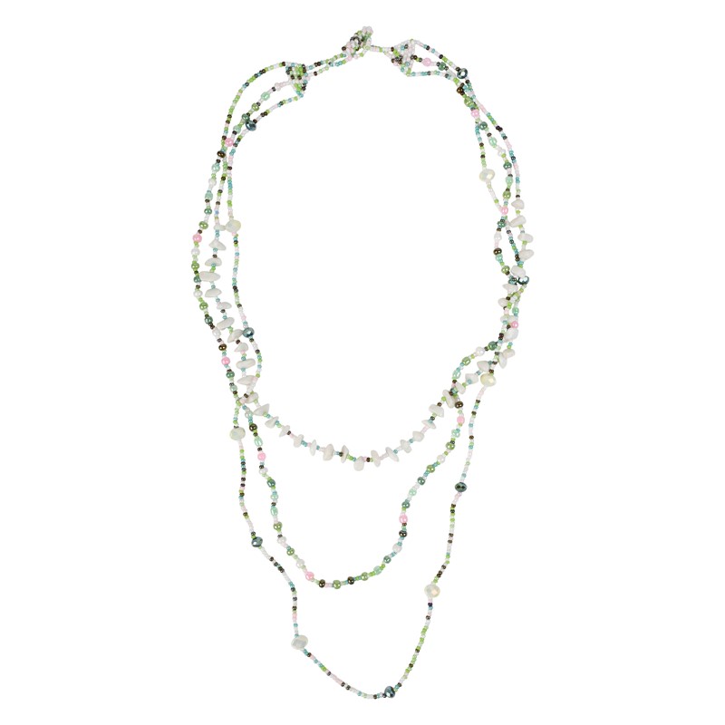 Green Layered Necklace PSN021