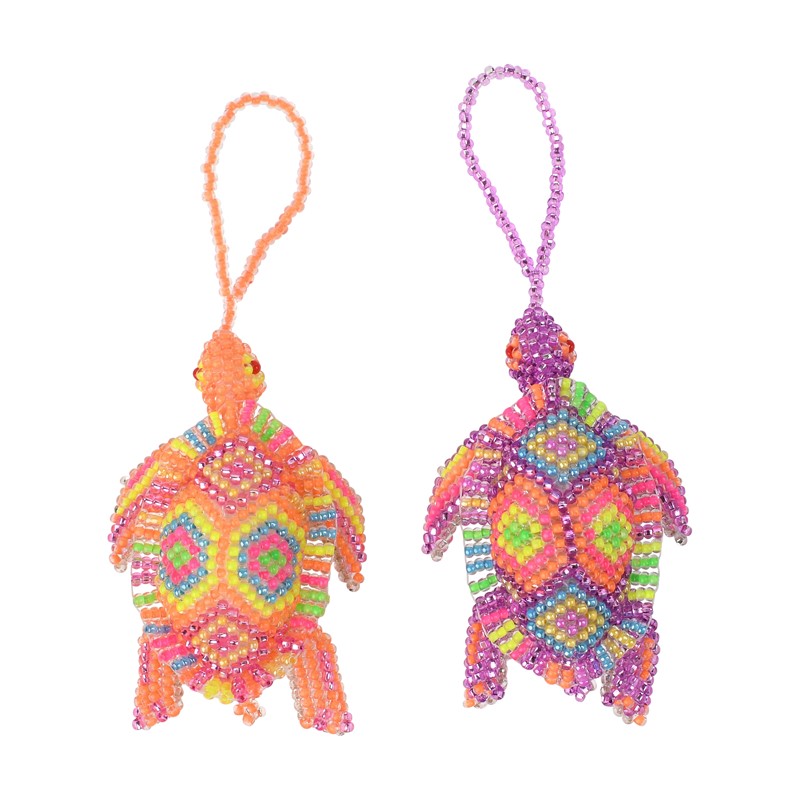 Neon Turtle Ornament TPC029