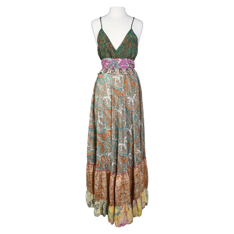Tie-Back Layered Maxi Dress ART25