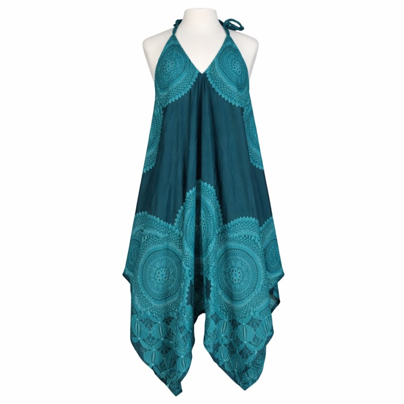 Paisley Shoulder Tie Jumpsuit TWD020