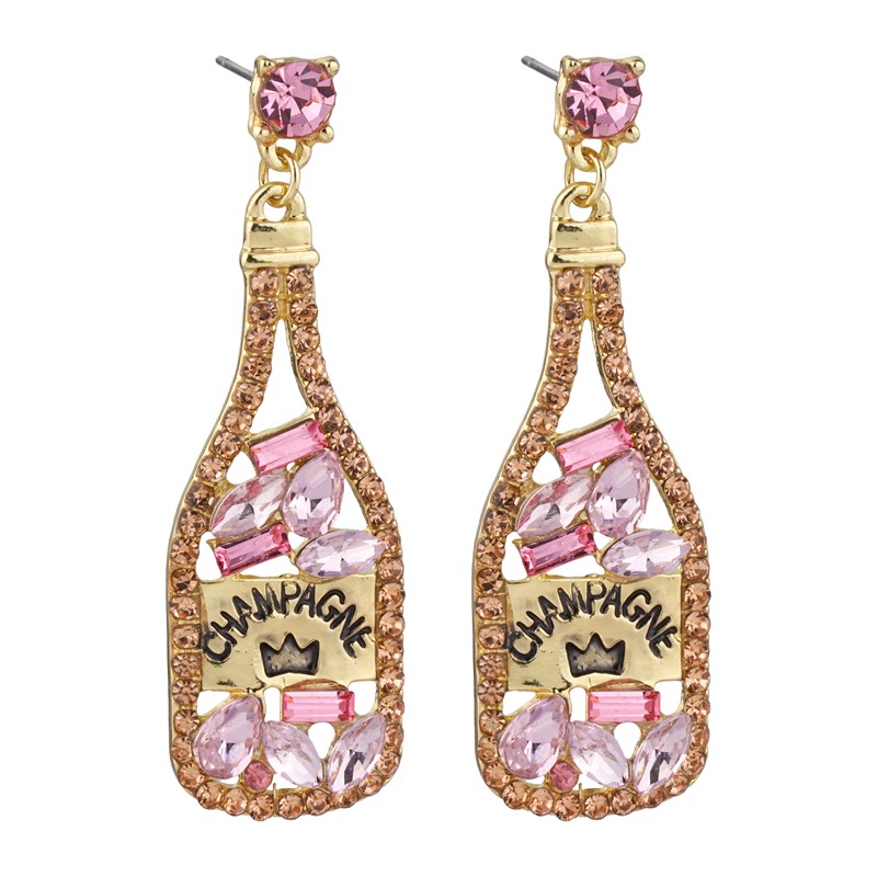 Celebration Earrings Champagne Pink RSE9773
