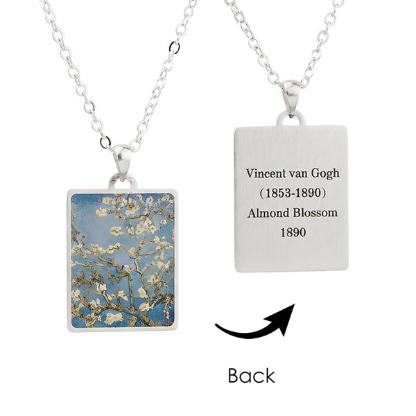 Masterpiece Necklace Silver Almond Blossom RSN7564
