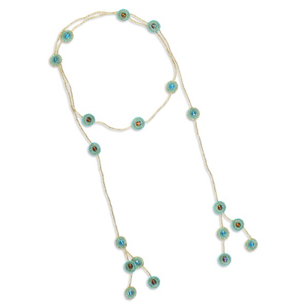 Planetary Turquoise Lariat